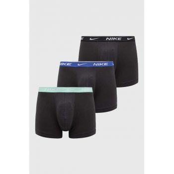 Nike boxeri (3-pack) barbati, culoarea negru