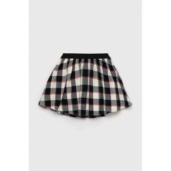 United Colors of Benetton fusta fete culoarea negru, mini, evazati