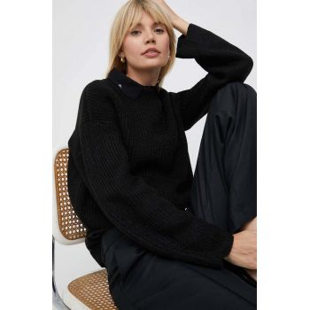 Vero Moda pulover femei, culoarea negru, light