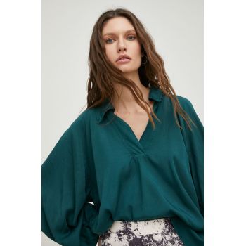 Answear Lab bluza femei, culoarea verde