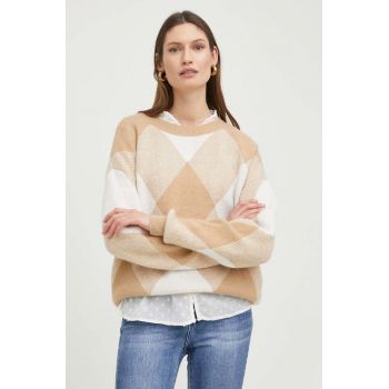 Answear Lab pulover femei, culoarea bej de firma original