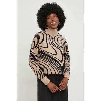 Answear Lab pulover femei, culoarea negru, light, cu turtleneck