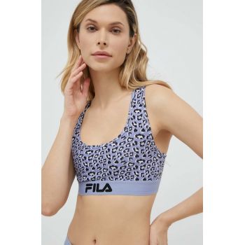 Fila sutien sport culoarea violet, modelator ieftin