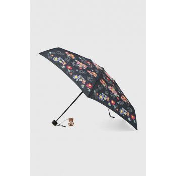 Moschino umbrela copii culoarea negru de firma originala