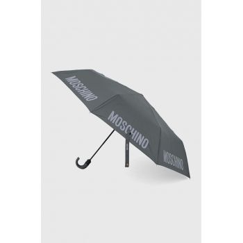 Moschino umbrela culoarea gri de firma originala