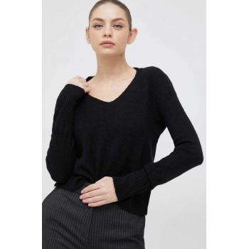 Vero Moda pulover femei, culoarea negru, light