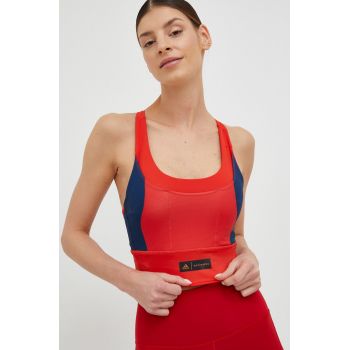 Adidas Performance sutien sport Marimekko culoarea rosu, modelator de firma original