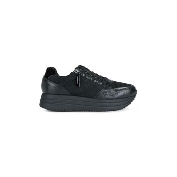 Geox sneakers D KENCY A culoarea negru, D16QHA-022CF-C9999