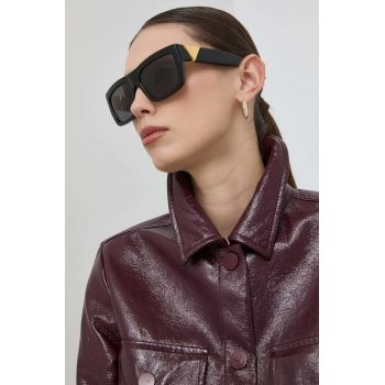 Bottega Veneta ochelari de soare BV1178S femei, culoarea negru de firma originali