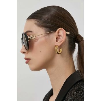 Gucci ochelari de soare GG1202S femei, culoarea negru de firma originali