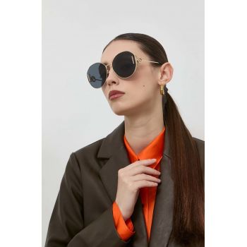Gucci ochelari de soare GG1206SA femei, culoarea negru de firma originali