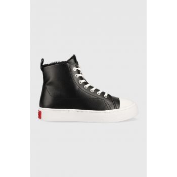 HUGO tenisi Arya femei, culoarea negru, 50477905