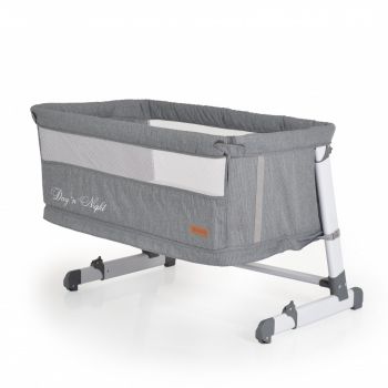 Patut co-sleeper Cangaroo 2in1 Day and Night Grey la reducere