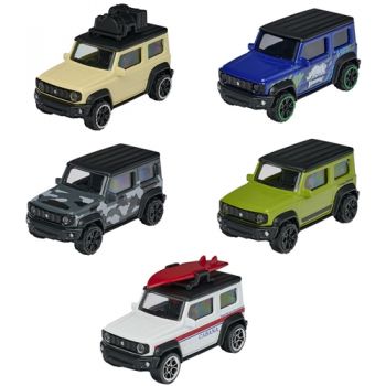 Set Suzuki Jimny Majorette cu 5 Masinute din Metal