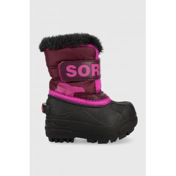 Sorel cizme de iarna copii Toddler culoarea violet ieftina