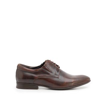 Pantofi eleganti barbati din piele naturala,Leofex - 792 maro de firma original