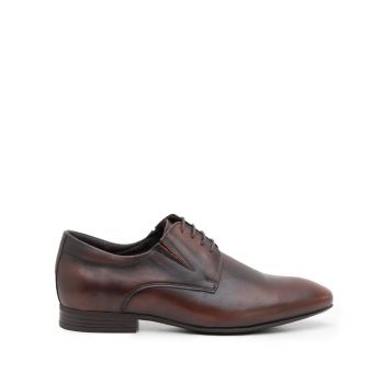 Pantofi eleganti barbati din piele naturala,Leofex - 793 maro box de firma originali