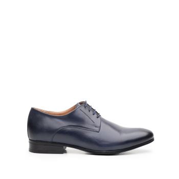 Pantofi eleganti barbati din piele naturala,Leofex - 831 blue de firma original