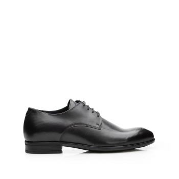 Pantofi eleganti barbati din piele naturala Leofex - 577 Negru Box de firma original