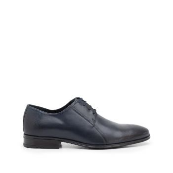 Pantofi eleganti barbati din piele naturala,Leofex - 743 * Blue box de firma original
