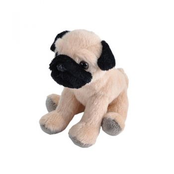 Catel Pug Jucarie Plus Wild Republic 13 cm