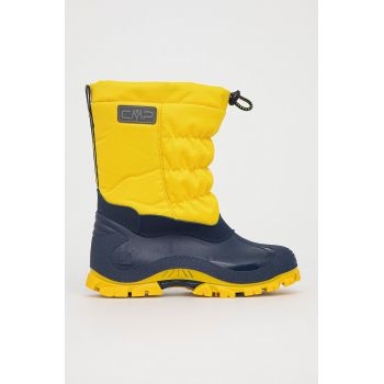 CMP cizme de iarna copii KIDS HANKI 2.0 SNOW BOOTS culoarea galben