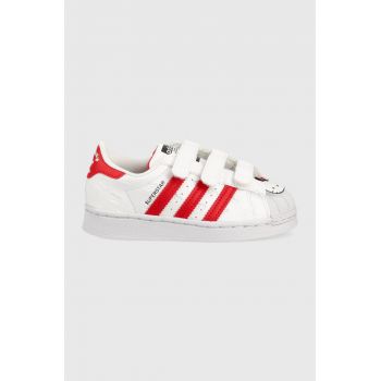 Adidas Originals sneakers pentru copii culoarea alb