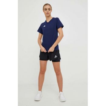 adidas Performance tricou din bumbac Entrada 22 culoarea bleumarin HC0440