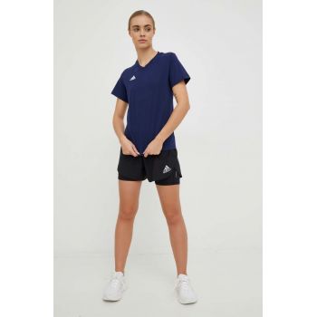 adidas Performance tricou din bumbac culoarea bleumarin HC0440 de firma original