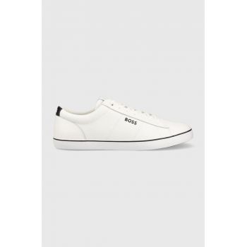 BOSS sneakers Jodie barbati, culoarea alb, 50486653