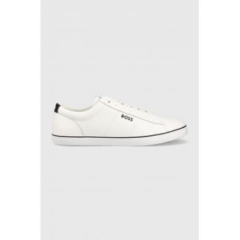 BOSS sneakers Jodie barbati, culoarea alb, 50486653