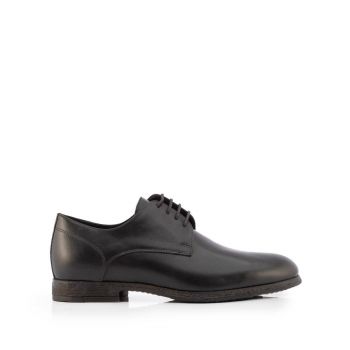 Pantofi casual bărbaţi din piele naturală, Leofex - MOSTRA TIBERIU 2 Negru Box de firma originali