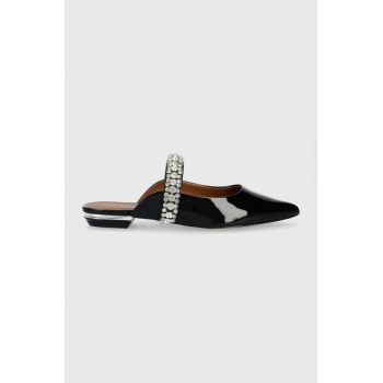 Kurt Geiger London slapi de piele Princely femei, culoarea negru, 1808900309 de firma originali