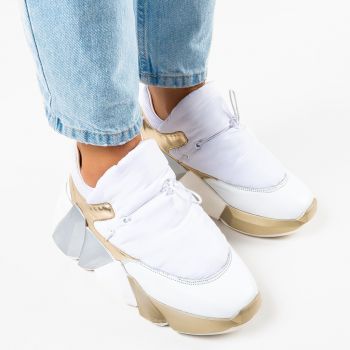 Sneakers dama Plicay Albi Sneakers dama Plicay Albi
