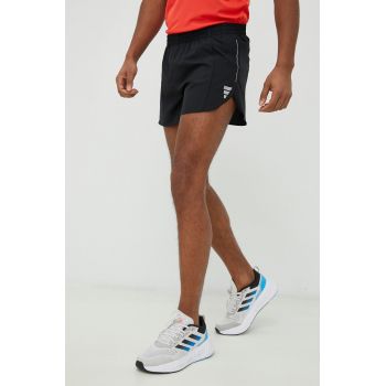 Adidas Performance pantaloni scurți de alergare Own the Run barbati, culoarea negru de firma originali
