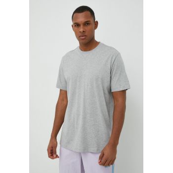 adidas tricou din bumbac culoarea gri, melanj IC9789