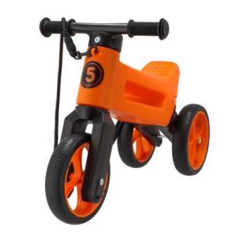 Bicicleta fara pedale Funny Wheels Rider SuperSport 2 in 1 Sunset Orange ieftin