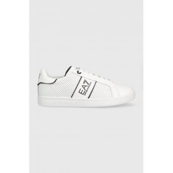 EA7 Emporio Armani sneakers din piele culoarea alb, X8X102 XK258 D611