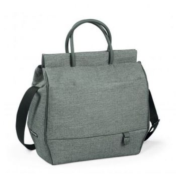 Geanta carucior Peg Perego City Grey, Gri   Alb