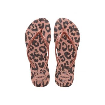 Havaianas slapi femei, cu toc plat, H4103352-9898P