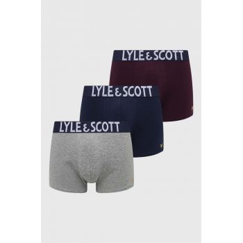 Lyle & Scott boxeri barbati, culoarea bordo