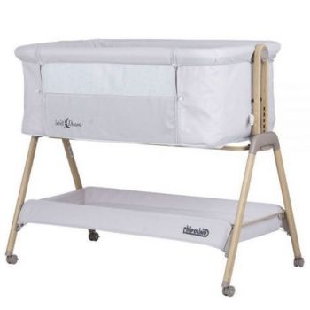 Patut Co-Sleeper Chipolino Sweet Dreams grey stars wood de firma original