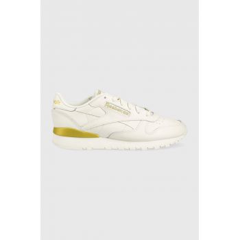 Reebok Classic sneakers din piele culoarea bej