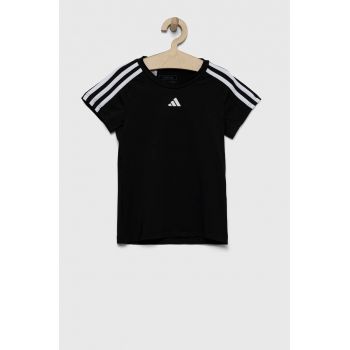 Adidas tricou copii culoarea negru
