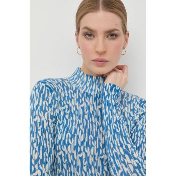 BOSS pulover de lana femei, light, cu turtleneck