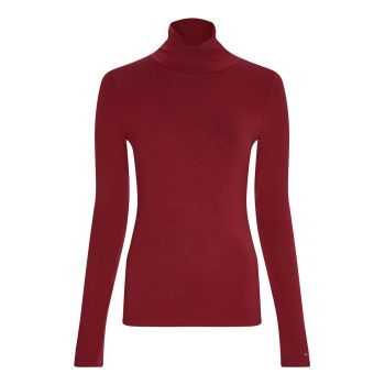 Bluza slim fit din amestec de lyocell