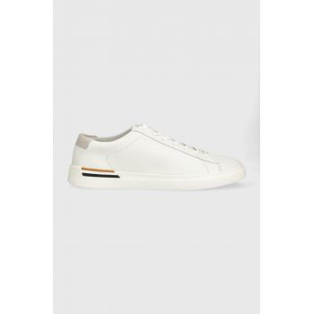 BOSS sneakers din piele Clint culoarea alb, 50486498
