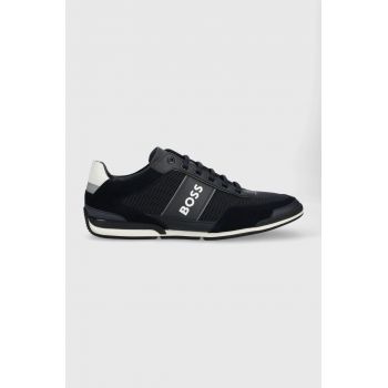 BOSS sneakers Saturn culoarea albastru marin, 50485629