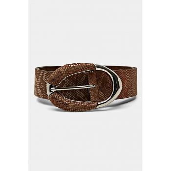 Curea de piele cu model piele de reptila