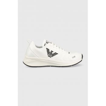 EA7 Emporio Armani sneakers culoarea alb, X8X126 XK304 D611